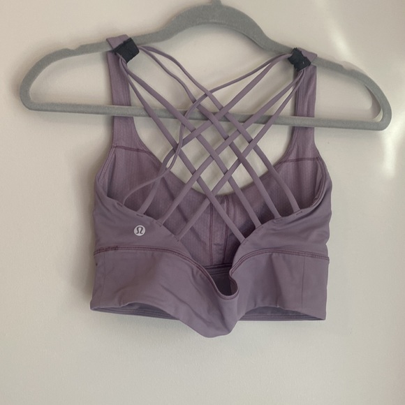 Lululemon Lavender Low Impact Bra - Picture 2 of 5